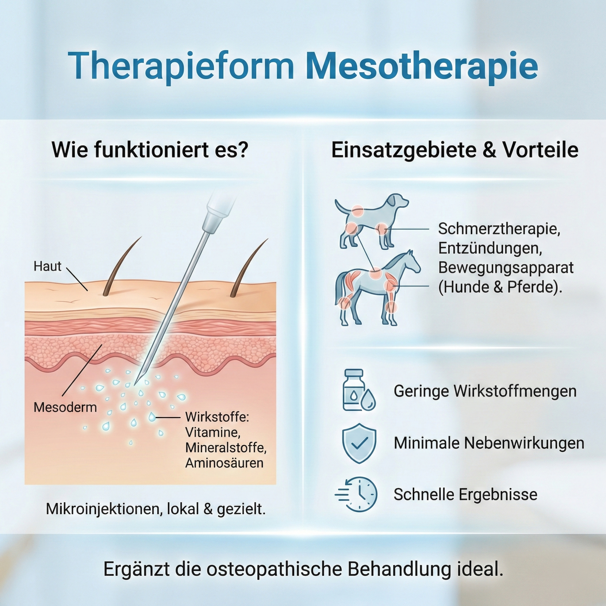 Mesotherapie bei Hund und Pferd